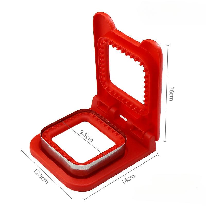 Stainless Steel Plastic Sandwich Maker 1pc,Square Sealing,Cutting Tool,Perfect for Making Bread Slices,for Graduation Independence Day Celebrations