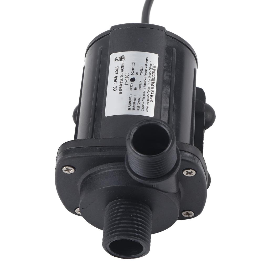 Mini 3 Meters Hydraulic Head DC Brushless Boost Water Pump 12V 40 Celsius 100 Celsius
