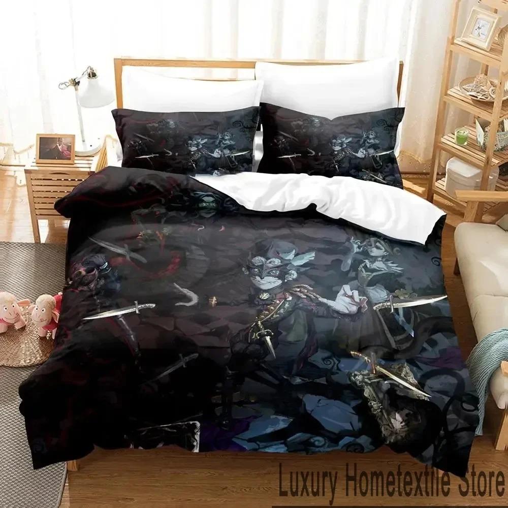 Game Identity V Anime Sleep Bedding Collection Boys Girls Twin Size Queen Dimension King Size Size Bedspread Cover Pillowcase Bed boys Adult Household