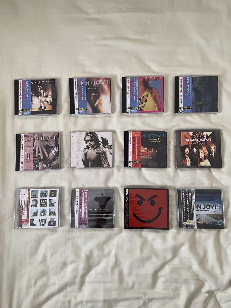 

[USED] Bon Jovi BON JOVI Japanese Edition Album & Single 12-piece Set