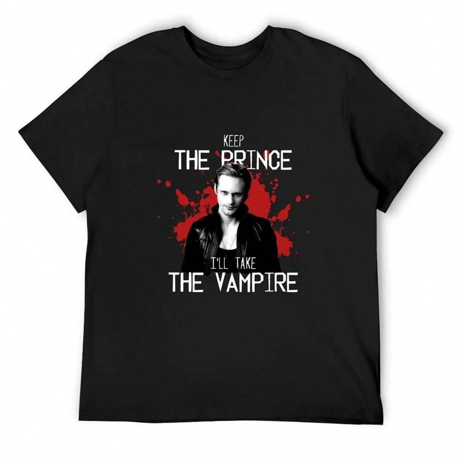 Keep The Prince, I ll Take The Vampire T-Shirt Man T-Shirt Cotton Graphic Tees Essential T Shirt Hippie Clothes Tshirt S разноцветный