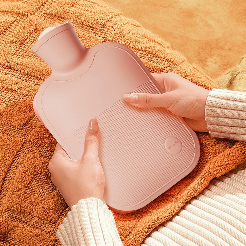 1000ml Hot Water Bottle Filling Water Hand Warmer Convenient Belly Warm Warm Bag Heating Warm Water Bag
