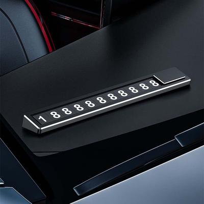 Switch Texture Phone Number Plate Car Park Supplies Temporary Parking Card Telephone Number Card