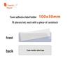 Magnetic PVC Shelf Label Card Holder with Adhesive Sign and Replaceable Paper