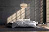 HANGING LAMP, CEILING CHANDELIER, LAMPSHADE 45cm, JUTE