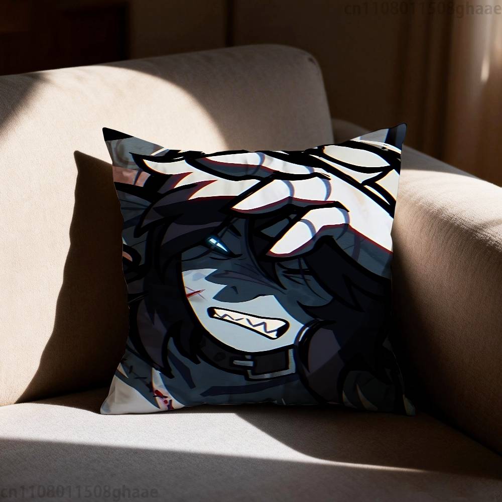 P-Pressure Sebastian Solace Pillow Case Square Double-Sided Printing Short Plush Sofa Cushion Cover Bedroom Bedside Pillow