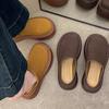 Internet celebrity super fire casual slippers women 2025 spring and autumn new outer wear super high heel thick bottom heightening bag head half slipp