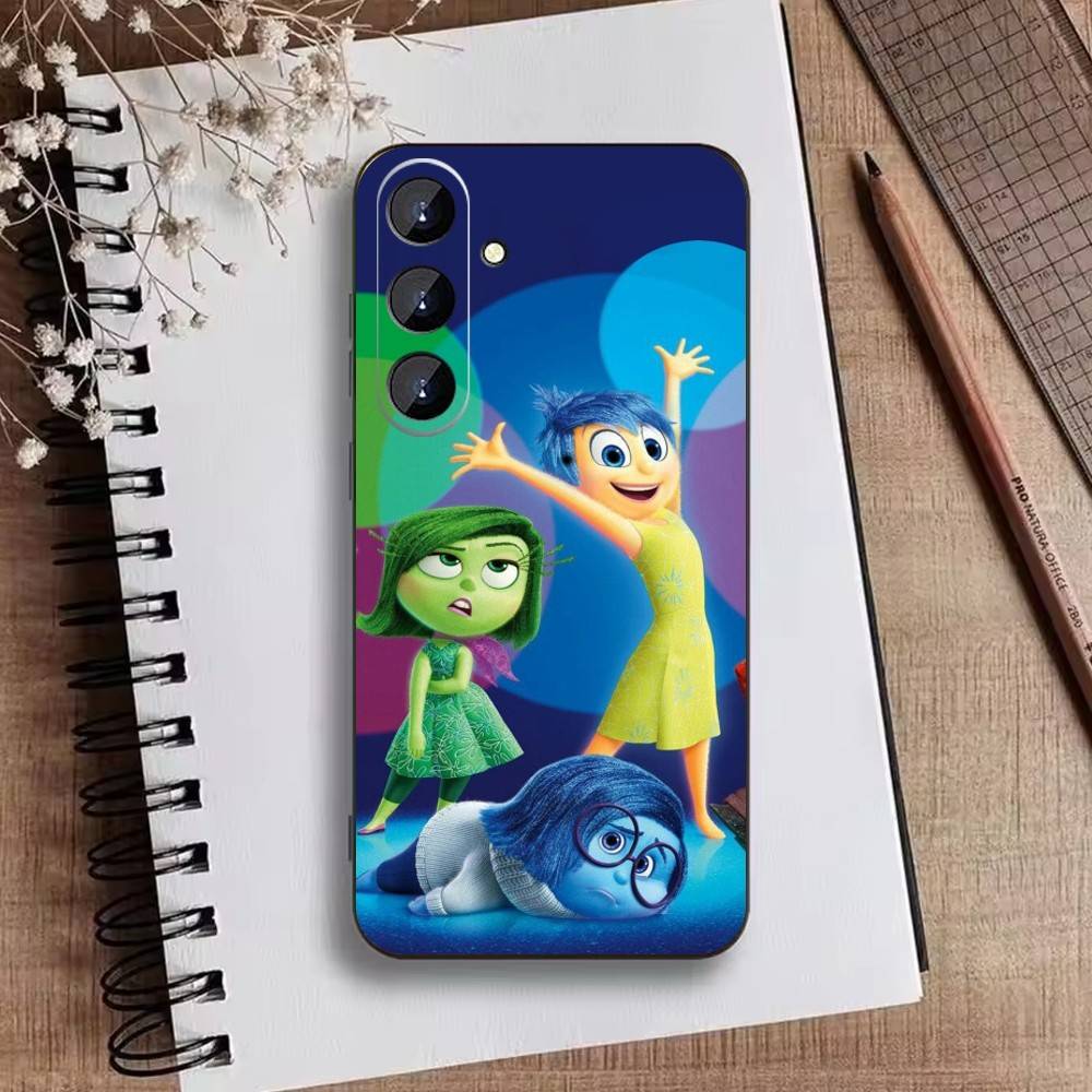 A-Adventure Anime Inside Out Phone Case For Samsung Galaxy A73,A21s,A22,A31,A52,A53,A71,A41Soft Black Shell