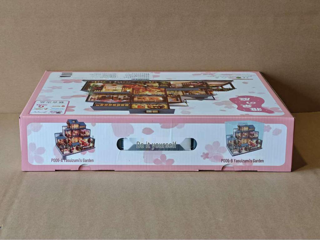 Jiate DIY Japanese Ancient Style Model: Yatsusen No Niwa - Handmade Assembly Toy & Birthday Gift