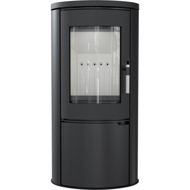 Wood burning steel-cast iron stove KRATKI AB Ø 150 8 kW self closing door