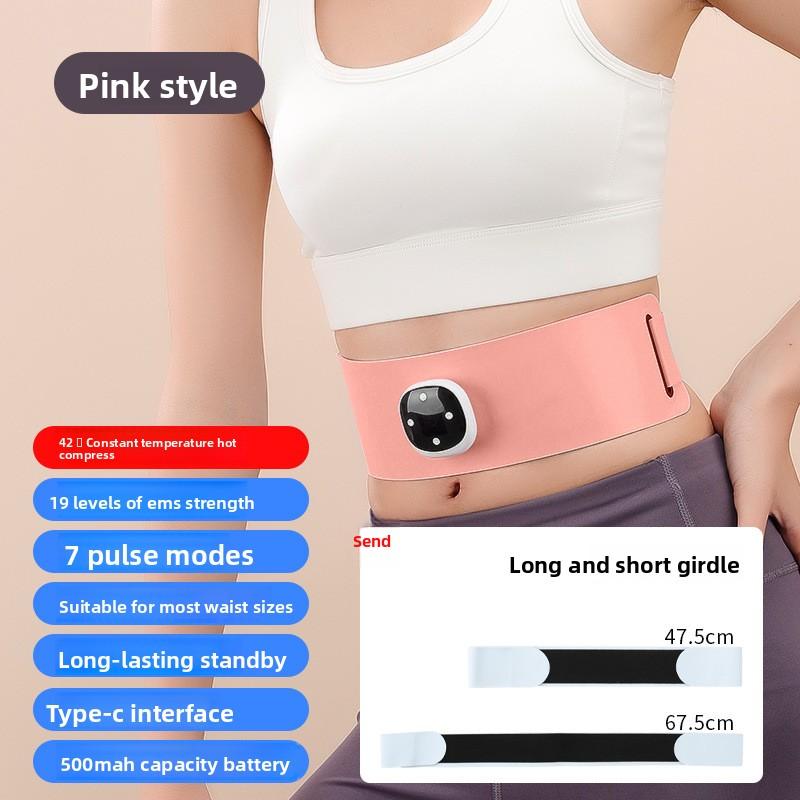 

Беспроводной нагревательный пластиковый пояс Горячий компресс Пояс для согревания матки Нагревательная физиотерапия Микротоковый абдоминальный пластырь Электрический абдоминальный массажер