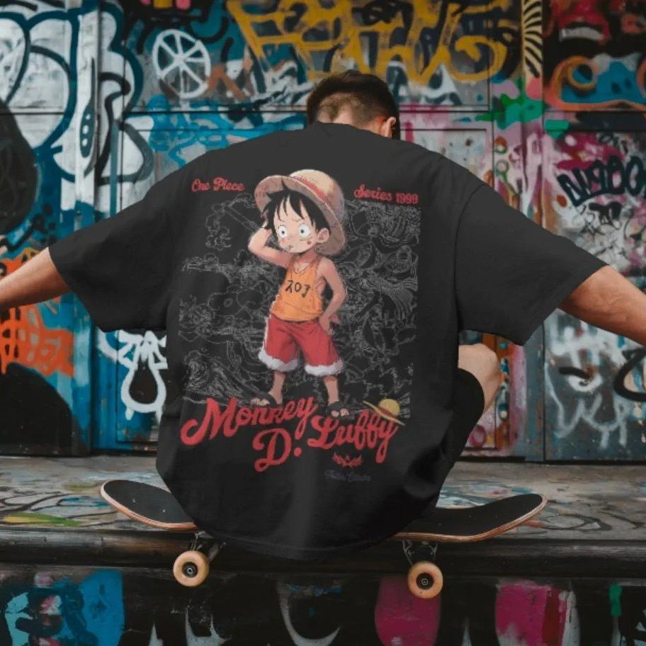 T Shirt Men Women 2026 Summer Casual Short Sleeve Tops Streetwear Graphic Tee Cartoon Print Y2k