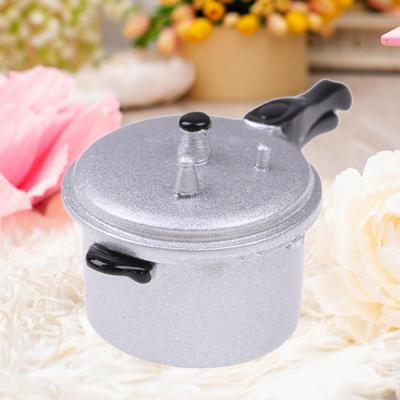 1:12 Scale Dollhouse Pressure Cooker Cookware Simulation Scenery Supplies Mini Toy Model
