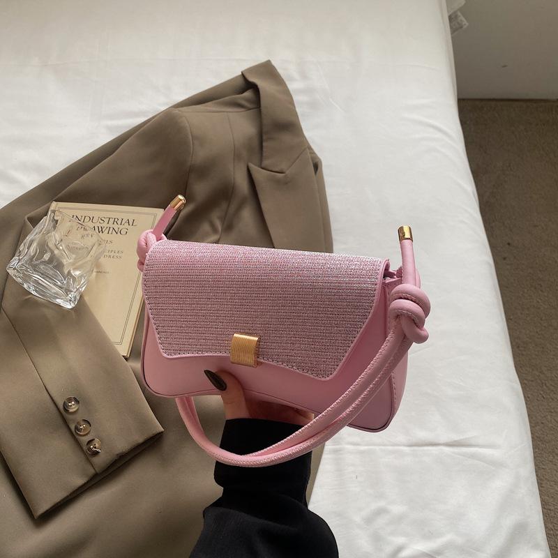 Bag women's summer new fashion trend baguette bag retro armpit bag fashion shoulder bag