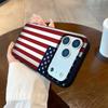 American Flag Pattern Phone Case For iPhone 17 Pro Max 16 15 Plus 14 13 12 11 Pro 16E 17Air XR XS Lychee Textur Soft Cover