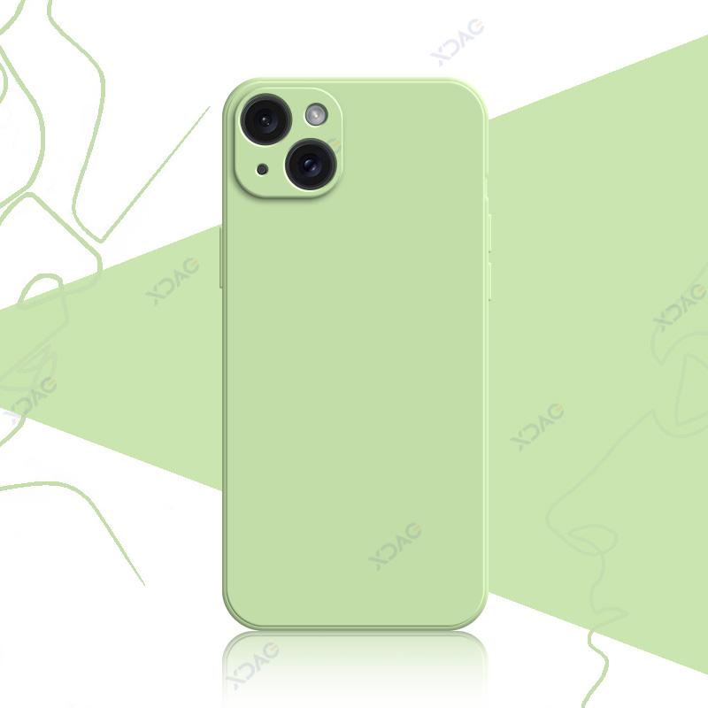 Luxury Soft Case Cover for iPhone 14 15 Pro Max Plus 5G 360 Edge Protective Liquid Silicone Mobile Phone Shield Housing