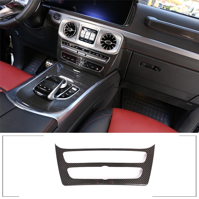 For Mercedes-Benz G-Class 2019-2020 Interior Exterior Decoration Accessories W463 G350 G500 Real Carbon Fiber Protection Sticker