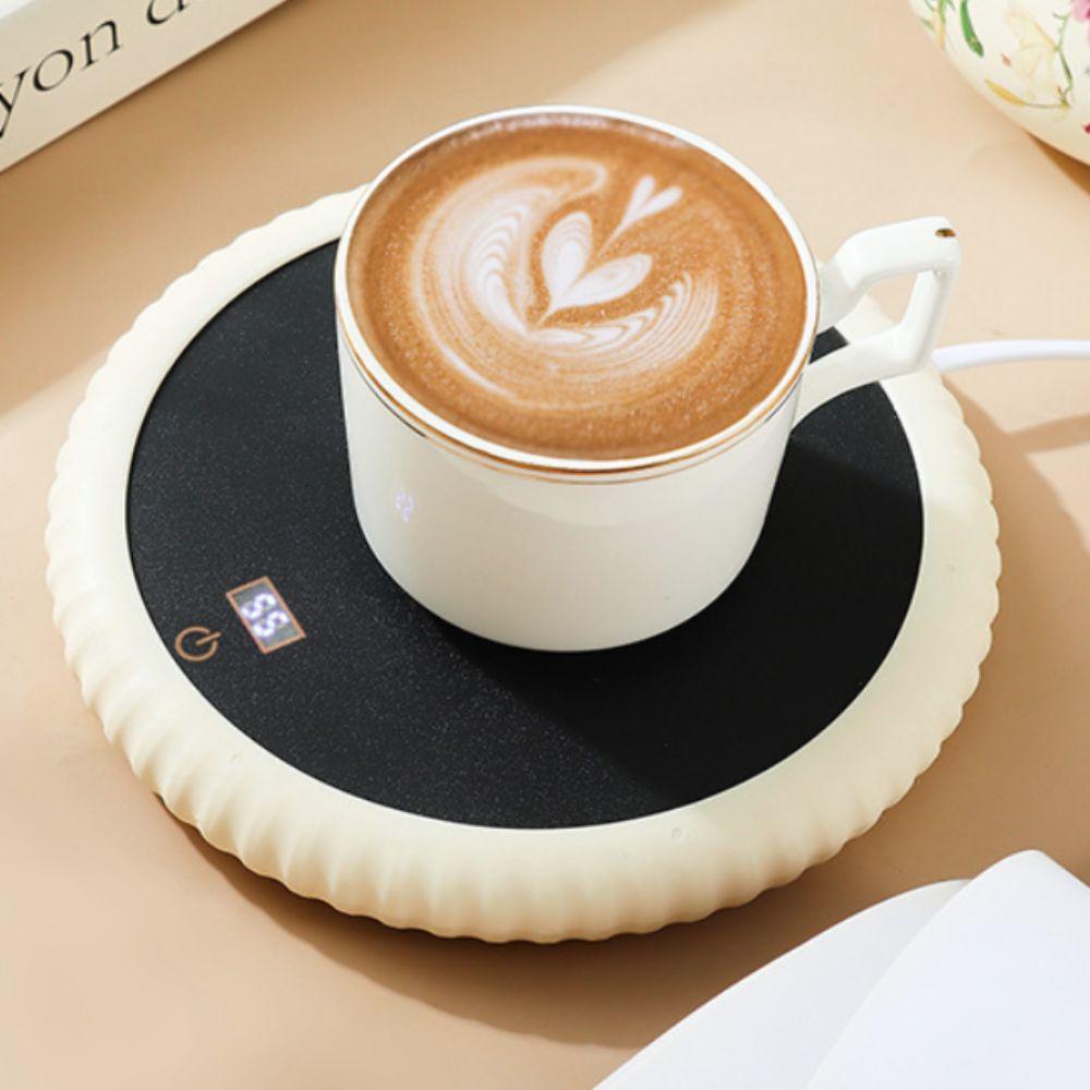 Intelligent Touch Control Dish Heating Plate Round Coaster Warmer Cat Bowl Heater  Winter