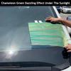 Chameleon Green Colorful Car Front Window Tint 76% VLT Car Windshield Solar Protection Film Color Change Window Film, 39.37" X 118.11"