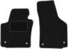 Černé přední rohože pro: Seat Leon II hatchback (2005-2012)