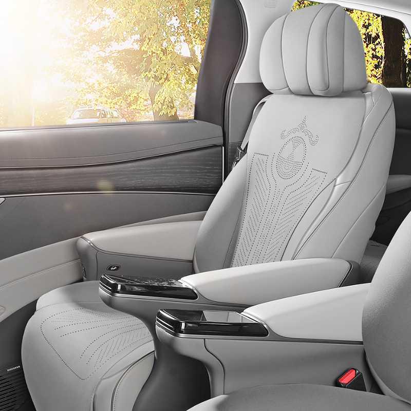 

Denza D9 Seat Cushion: 22-26 Models, Universal Four Seasons, Breathable Suede Perforated Design 4-Seat Standard