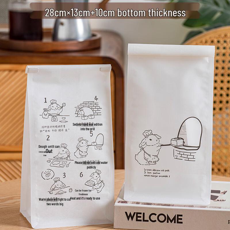 Transparent Window Bread & Toast Bags with Wire Ties