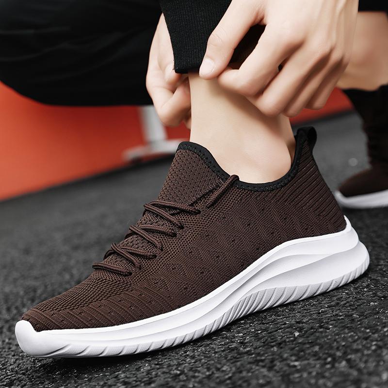Summer Men's Shoes 2025 New Mesh Tenis Masculino Breathable Lightweight Casual Sneakers Shoes Large Couple Outdoor Running Shoes
