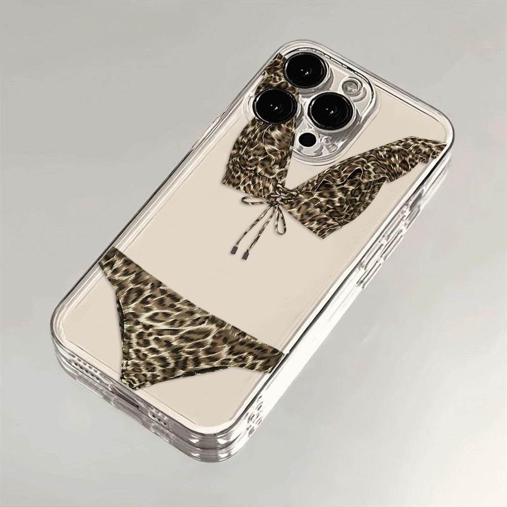 Sexy Lingerie Soft Clear Phone Case For iPhone 17 Air 16 15 13 12 11 Pro Max Pro Plus Protective Lightweight Funda Cover