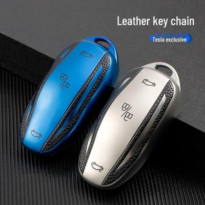 Funda protectora para llave Tesla Model S/Model X/Model 3/Y con hebilla