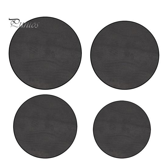 Fireproof Mat Outdoor Camping Round Grill Pad Oil-Proof Water-Resistant Reusable Wood Burning Fire-Pit Grill Mat