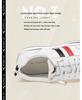 Red Dragonfly Women's Spring Sports Shoes - Soft Sole, Casual, White, Genuine Leather, Waterproof, Plus Velvet