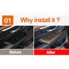 Car Door Armrest Window Lift Cover Protector Trim Decoration For Honda CRV CR-V 2017 2018    2022 Carbon Fiber Look
