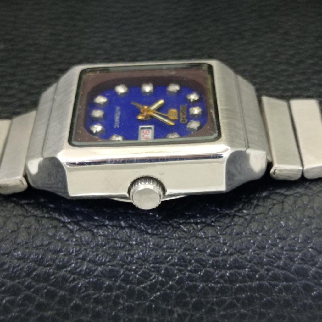 VINTAGE SEIKO 5 AUTOMATIC 2919A JAPAN WOMENS BLUE COLOR DIAL WATCH a704249-1 R213i-a704249