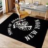 1pc Sons of Anarchy themed Office Carpet Chair Mats - durable polyester rug for home theater, office, dorm room decor - tA67
