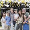 50th Birthday Black Gold Party Decoration Back In 1976 Backdrop Large Banner Birthday Party Poster Supplies Vintage 1976 Photography Background for