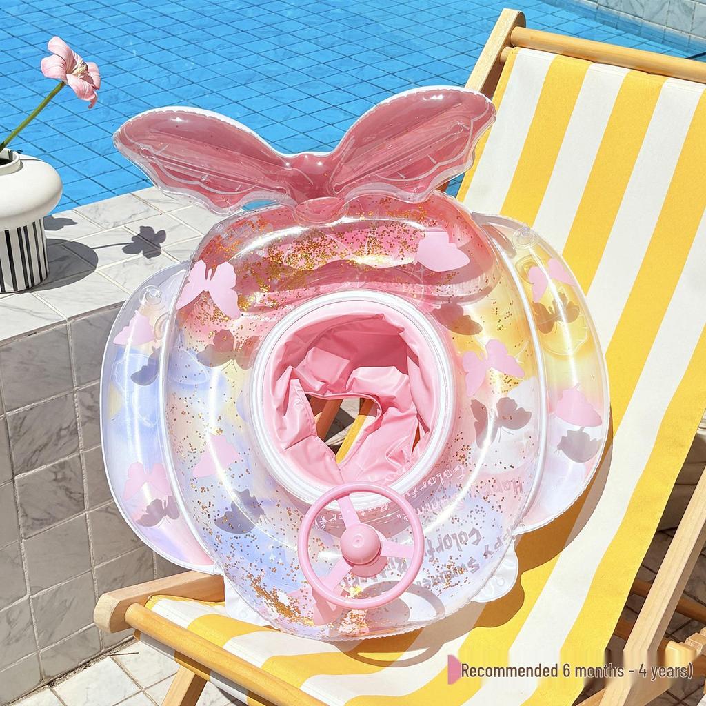 Pogrubione PVC Nadmuchiwane Zwierzęce Kółko do Pływania - Uroczy Wzór Tygrysa i Żółwia dla Dzieci