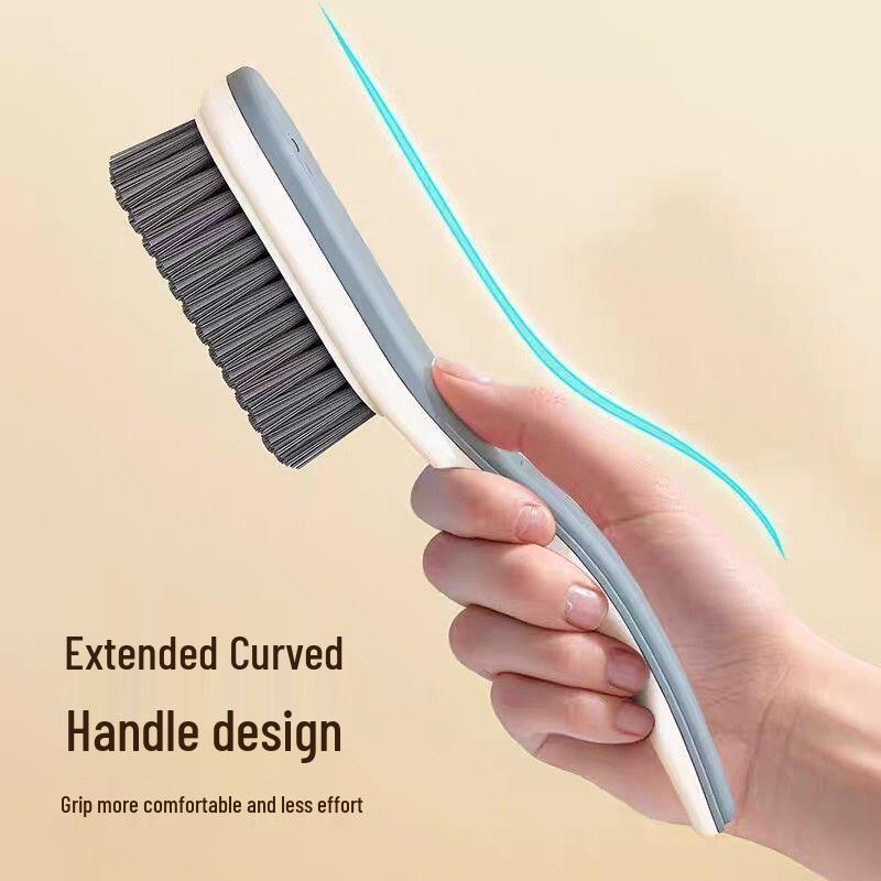 

Shoe Brush Set: Two-Piece Long Handle Household Cleaning Kit for Shoes