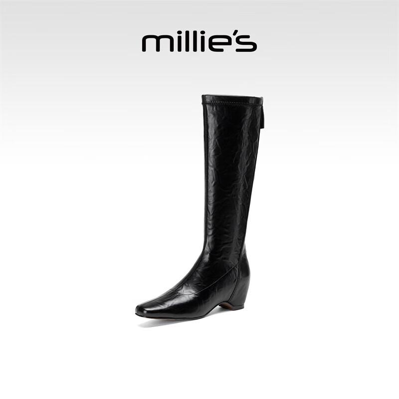 Millies Premium Leather Plush-Lined Over-the-Knee Boots
