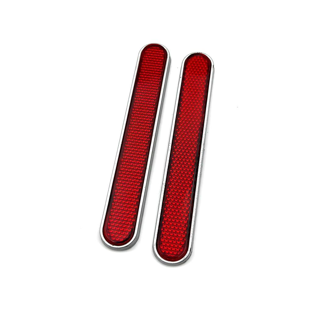 Motorcycle Front Fork Reflector Sticker Lower Legs Slider Safety Warning For Harley Dyna Softail Sportster 883 1200 Fatboy