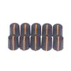 10Pcs Soft Rubber Half Shaft Knob Potentiometer Knob 180 Degree D-Shaped Knob