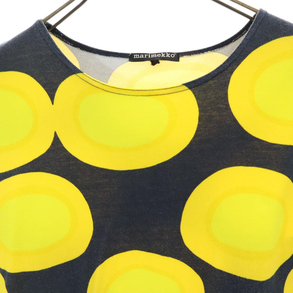 marimekko Overall handle No sleeve Cut S Yellow Women Used