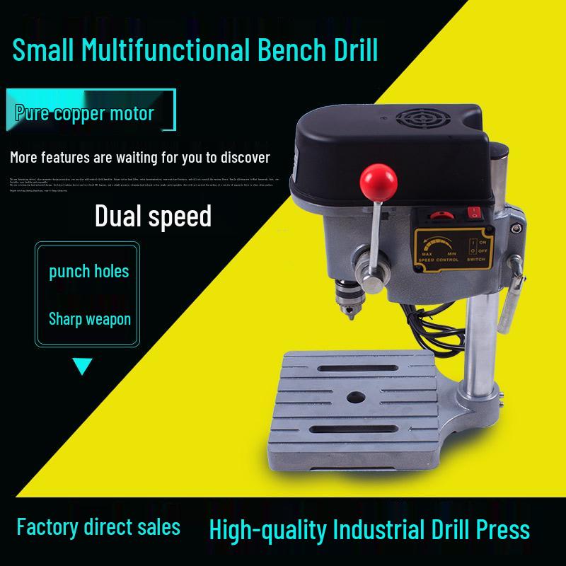 

Compact Multifunctional High-Speed Mini Bench Drill for Bead Making and Milling 150W Low Power