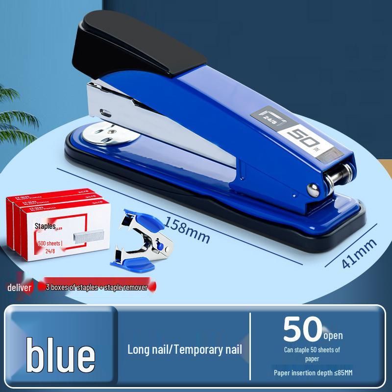 Universal Heavy-Duty Stapler - Labor-Saving, Thickened Design for All Sizes (Large, Medium, Small)