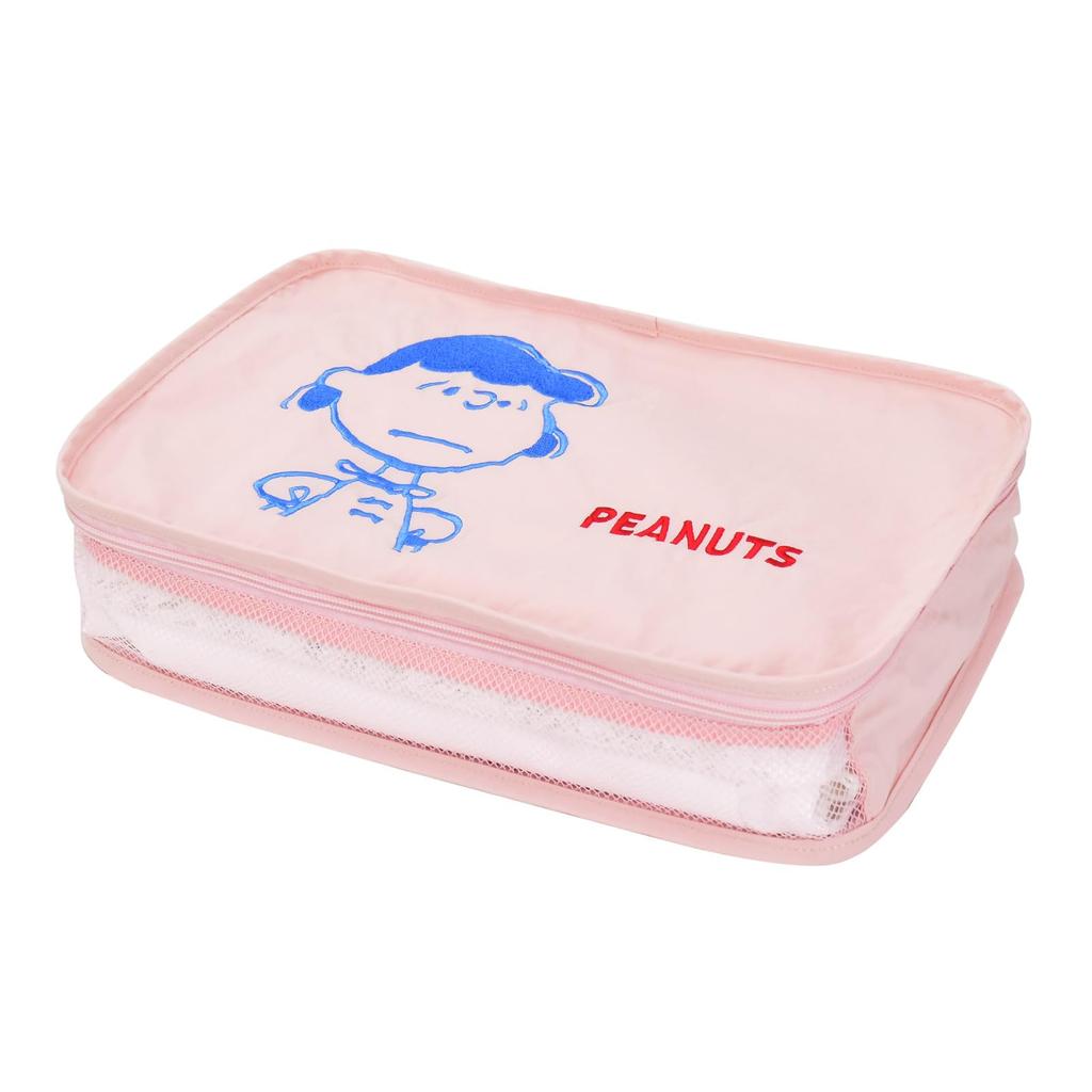 Snoopy Storage Travel Mesh Storage Face School Cute Lucy Pouch, Pouch, Bag, Organized, Embroidery, Women's, Men's, Travel, Trips, Adults, Students,