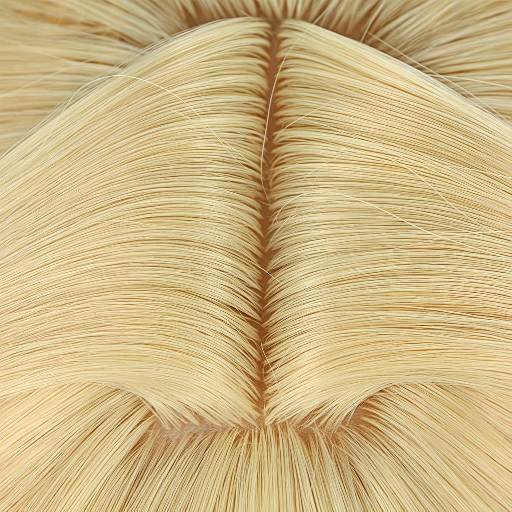 Genshin Impact Hotaru Wig, Heat-Resistant, Cosplay Wig with Net, for Events, School Festivals, Cultural Festivals, and Photo Shoots, Traveler Costume