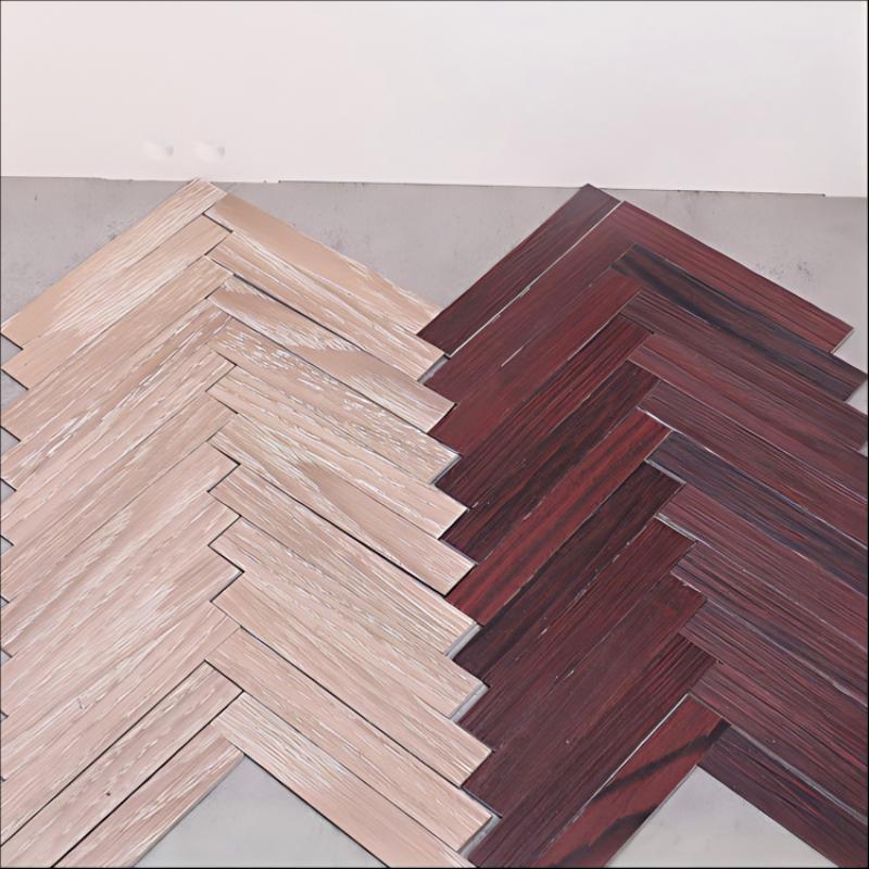 20Pcs 1/12 Miniature Dollhouse Wooden Floor Tiles Self-Adhesive Wood Grain Flooring Sticker 1:12 Scale Doll House Floor Decor