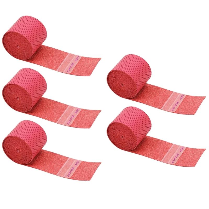 5Pcs Sweat Absorption Tennis Rackets Grip Badmintons Squash Training Sweatband Nonslip Tennis Grip Head Overgrip