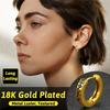 1Pair 12mm Norse Runes Viking Hoop Earrings For Men Woman Punk 316L Stainless Steel Huggie Hoop Vintage Scandinavian Ear Jewelry