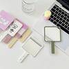 1Pc Handheld Makeup Mirror Square Mirror Female Handle Makeup Cosmetic Beauty Tools Handheld Vanity Make Up Mirror Makeup Tools