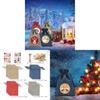Christmas Advent Calendar Gift Bag Set for DIY Filling Fabric Bag Xmas Gift Bags